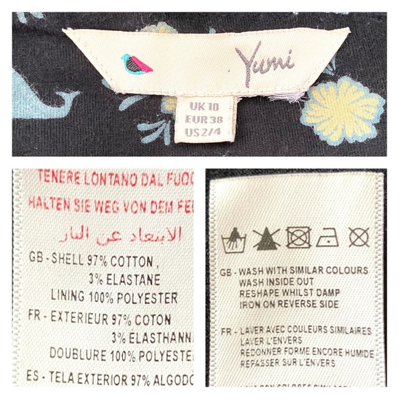 Anthropologie Yumi Whale Pattern Fit - Flare Dress - Picture 12 of 12